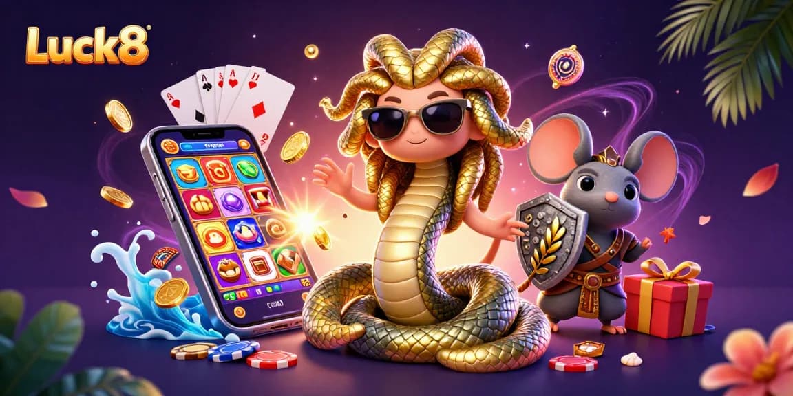 Luck8 invites players to indulge in thrilling slot games surrounded by captivating characters and magical elements.