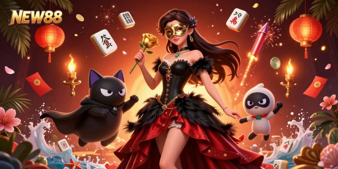 Experience magical moments at NEW88 casino with vibrant games and enchanting characters.