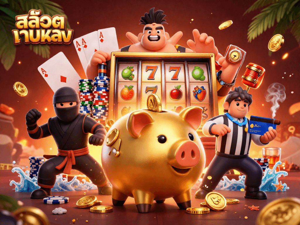 Experience thrilling สล็อตเว็บตรง action in this dynamic 3D gaming scene featuring exciting characters.