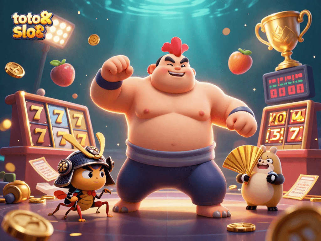 Experience thrilling excitement with toto slot 88 in this dynamic 3D casino illustration.