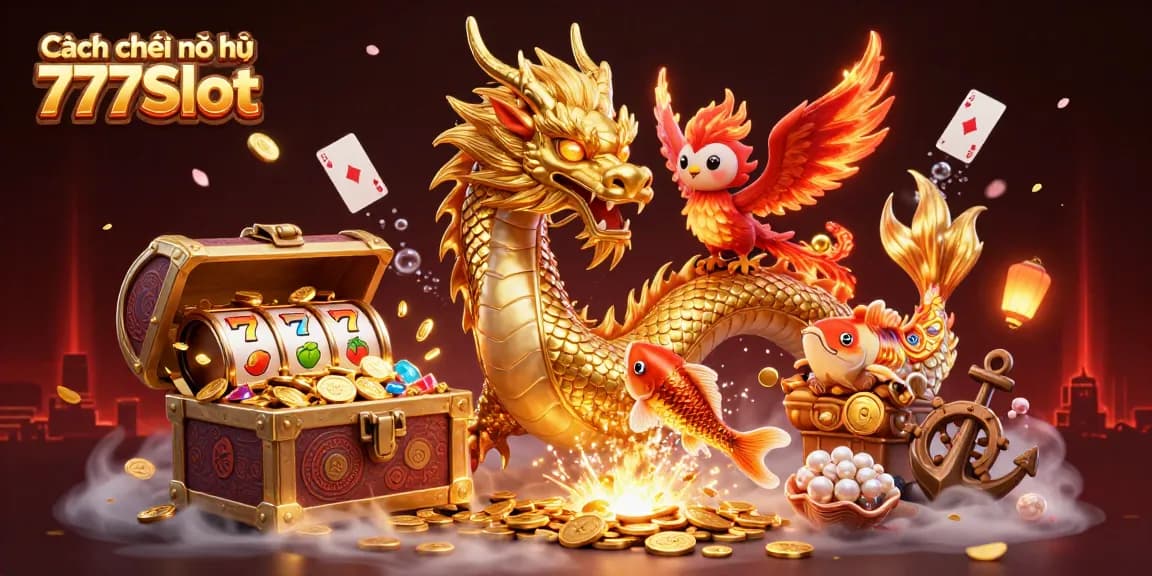 Experience the thrill of Cách chơi nổ hũ 777Slot with vibrant visuals and winning symbols.