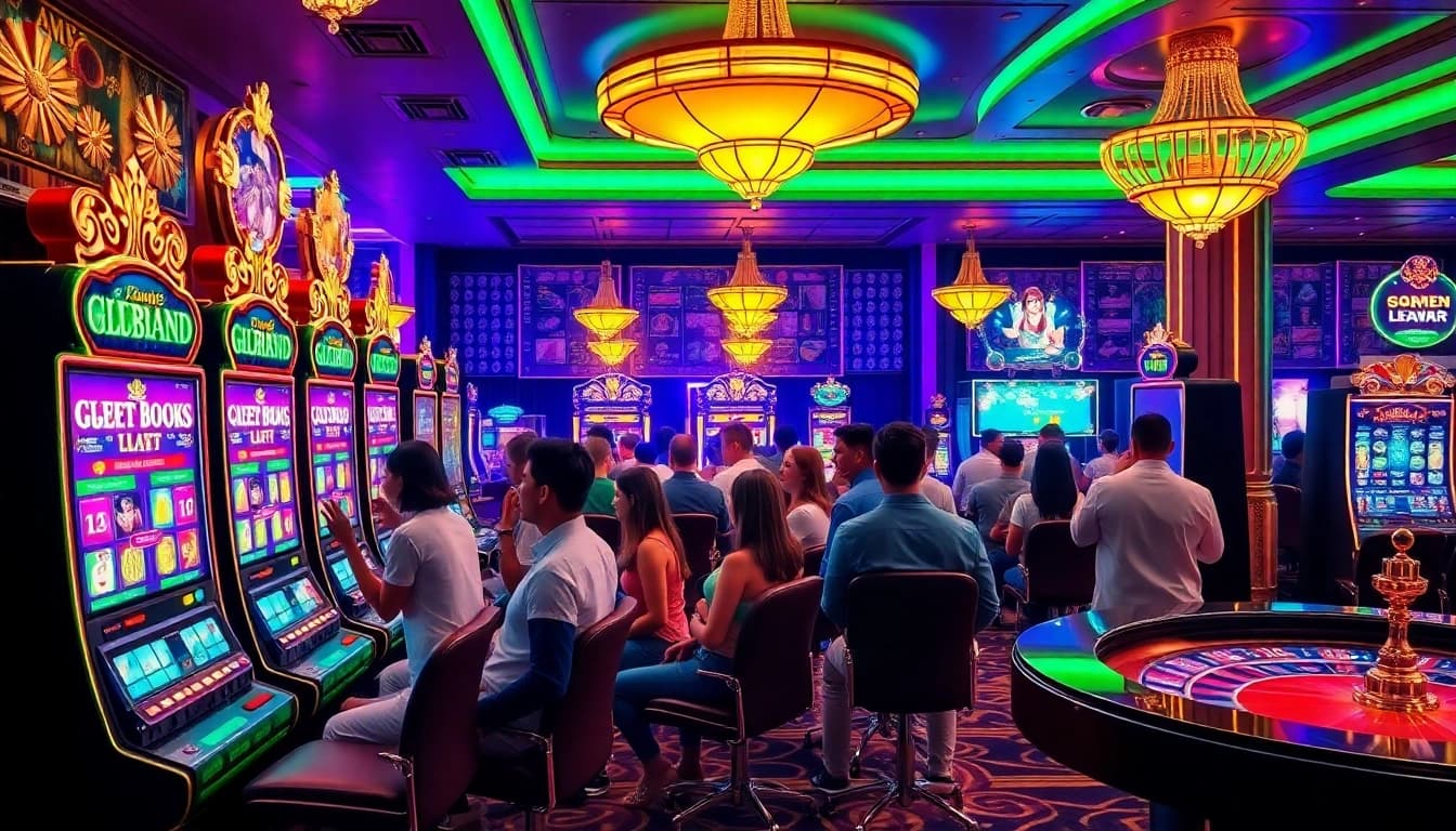 Experience thrilling gameplay with qqmacan slot in a vibrant casino atmosphere filled with rich visuals and excitement.