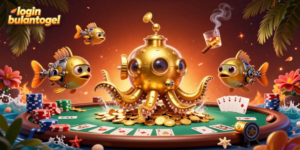 Masuk ke akun login bulantogel sambil menikmati ilustrasi kasino yang penuh warna dan dinamis