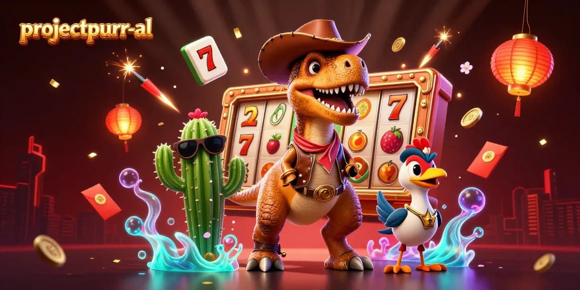 Play exciting slot games with projectpurr-al featuring rich, colorful casino elements and fun characters.