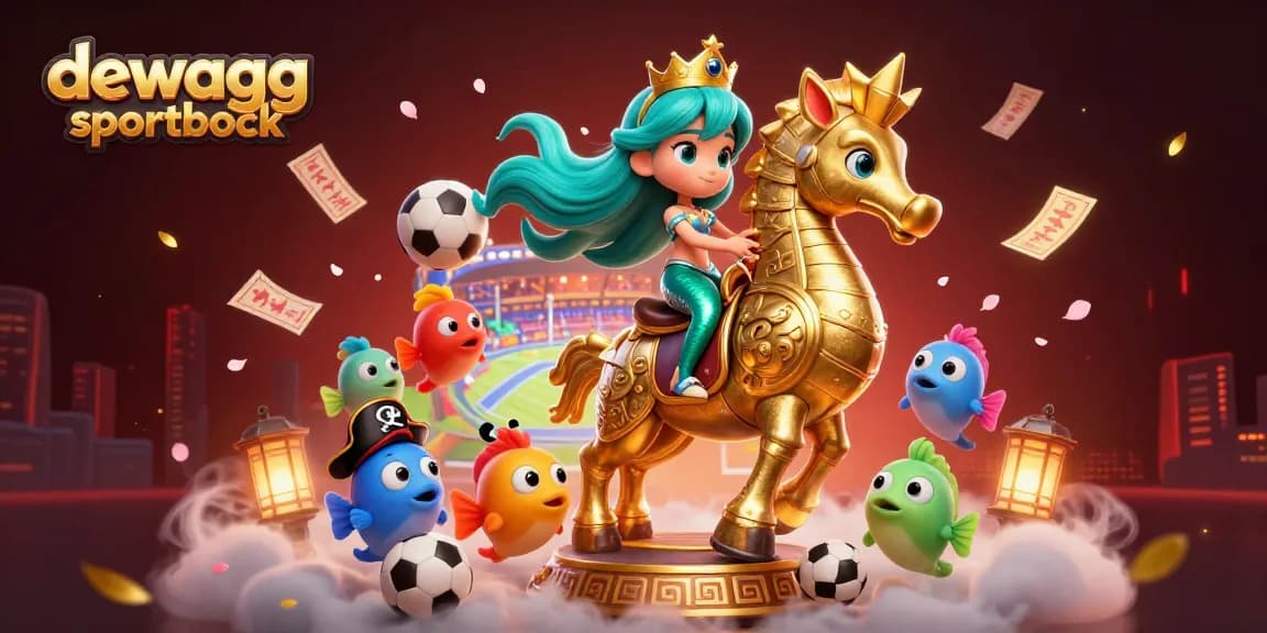 Engage with dewagg sportbook through vibrant dynamics of a mermaid-themed betting adventure.