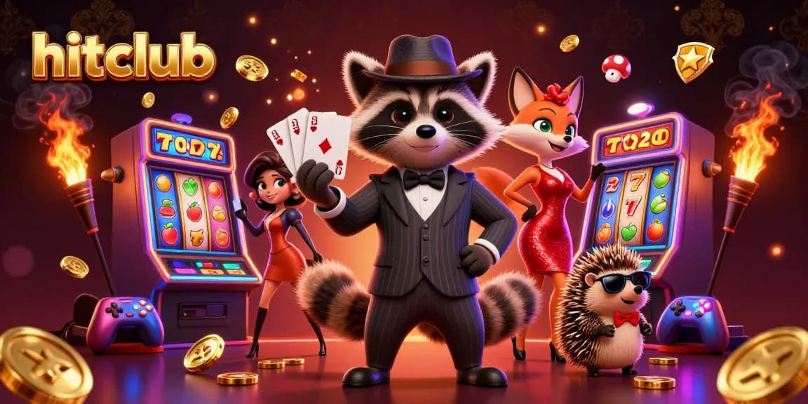 Join the ultimate hitclub adventure with a royal flush in a vibrant casino setting.