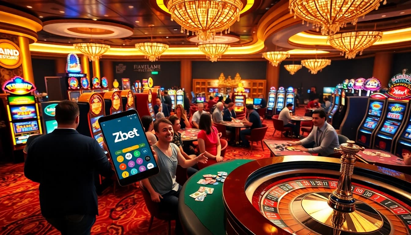 Zbet offers an engaging vibrant casino experience with exciting games and slots.