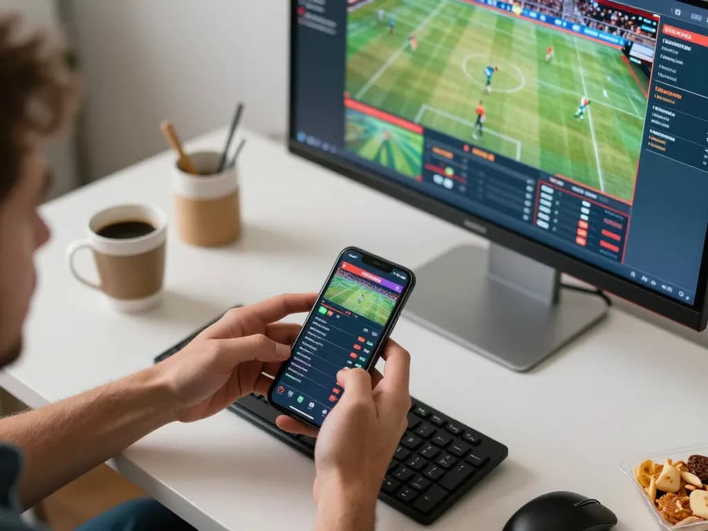 Engaging online sports betting experience with xx88 vin app on smartphone, capturing thrilling moments in gaming.