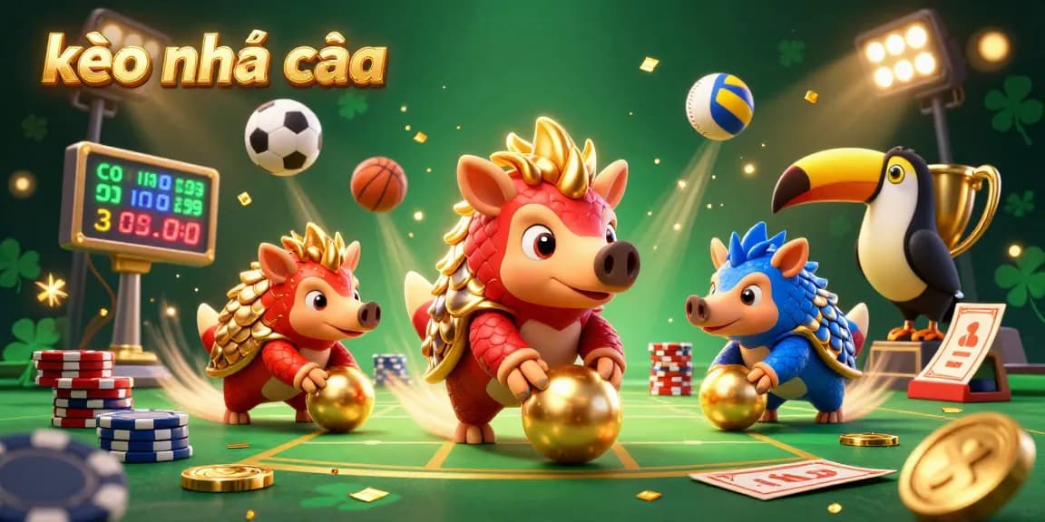 Engage with kèo nhà cái as rival pangolins compete in a dynamic sports betting scene filled with excitement.