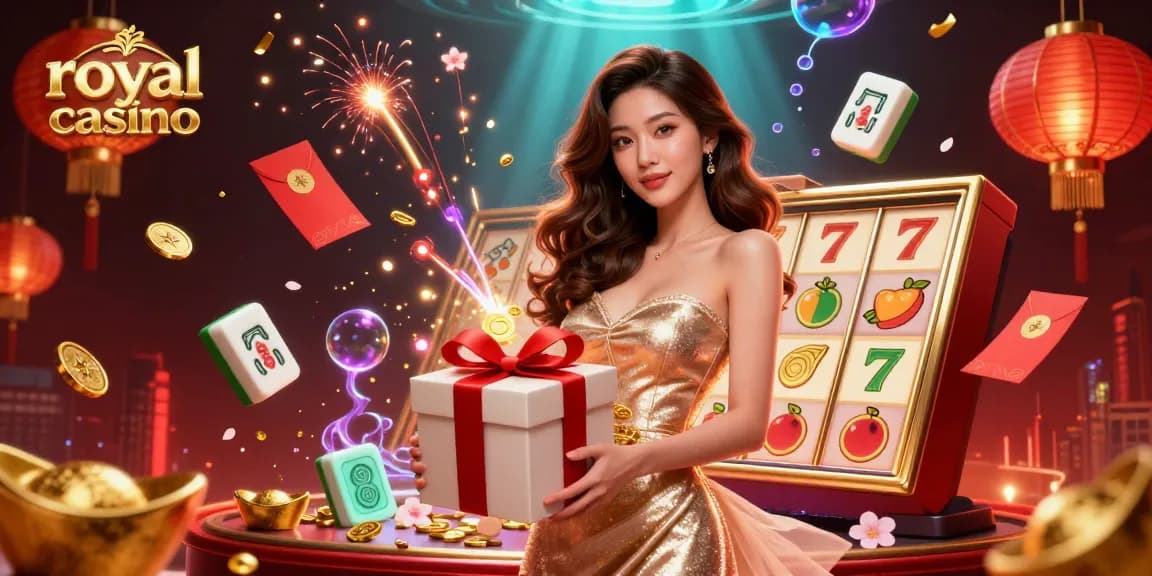 Play the royal casino game featuring a stunning scene with immersive gameplay elements and vibrant decorations.