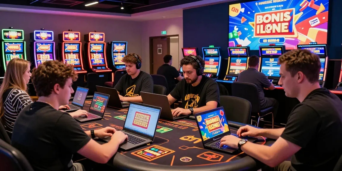 Online casino players at credit card casinos like https://fimltd.co.uk enjoying engaging games with vibrant visuals and promotions.