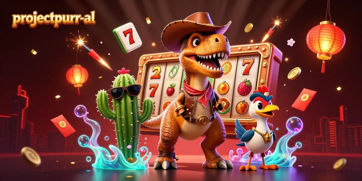 Play exciting slot games with projectpurr-al featuring rich, colorful casino elements and fun characters.
