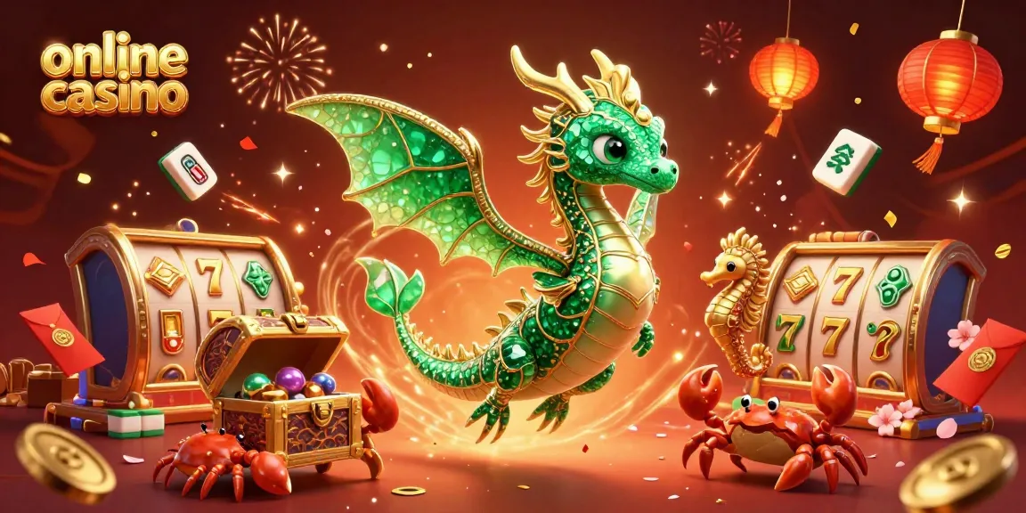 Experience the excitement of online casino action with vibrant sea creatures and lively gambling elements.