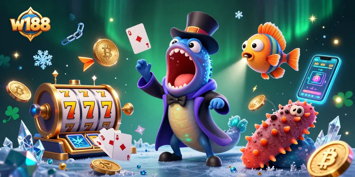Experience exciting games at w188 with vibrant characters and dynamic casino elements.