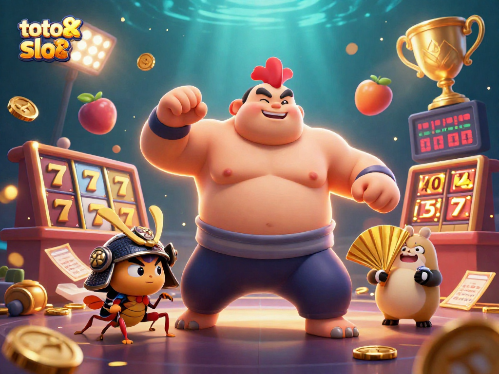Experience thrilling excitement with toto slot 88 in this dynamic 3D casino illustration.