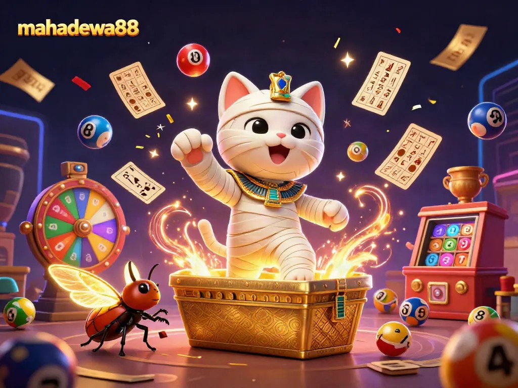 Engage in thrilling slot gaming experiences with mahadewa88, featuring vibrant characters and dynamic casino elements.