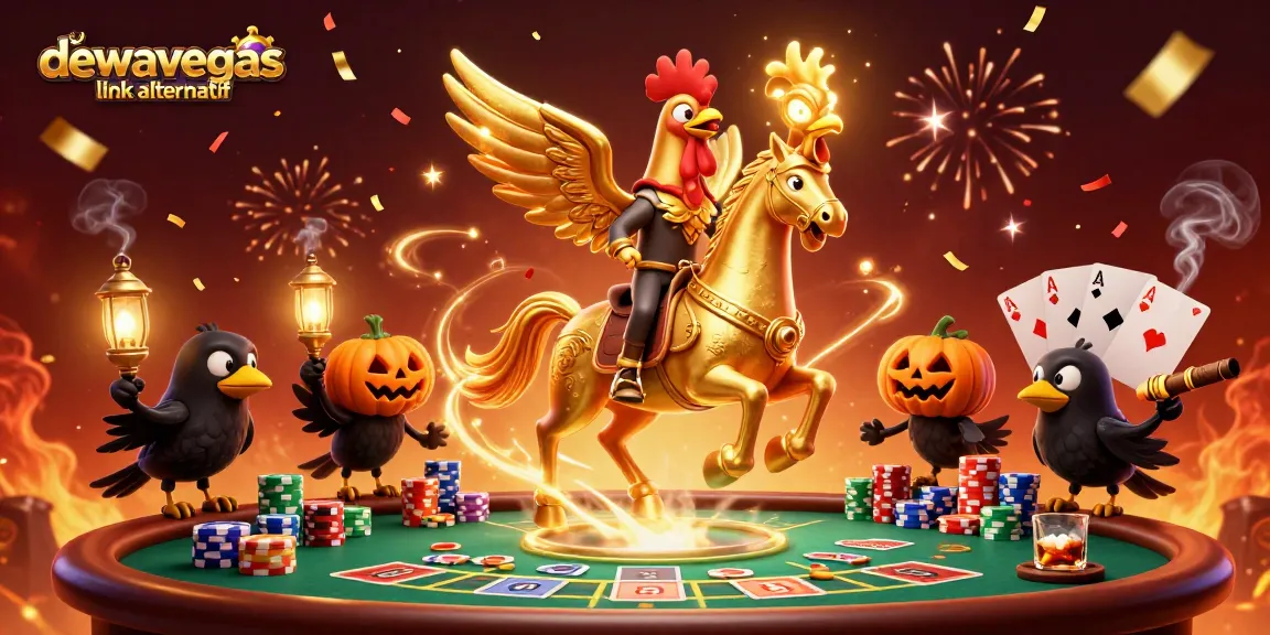Play baccarat with the excitement of dewavegas link alternatif in this vibrant casino illustration.