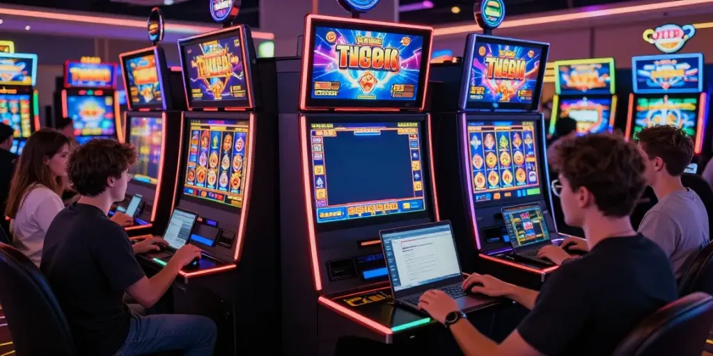 Exciting slot88 gaming experience with players on vibrant digital platform.