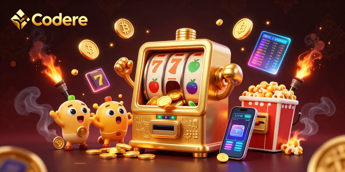 Spin the Codere golden slot machine jackpot with dazzling coins and excited cheers!