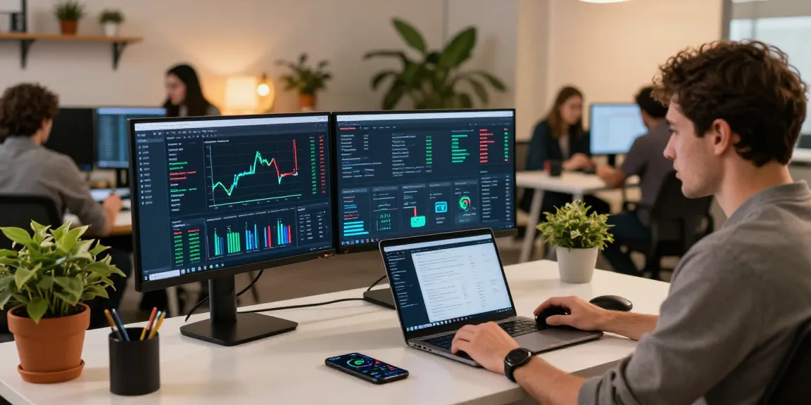 Cricbet players using advanced cryptocurrency tools in a modern trading workspace for secure digital transactions.