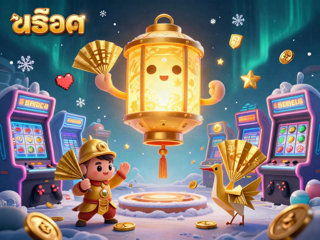 Play สล็อต with immersive slot reels and lucky 7s in a vibrant casino atmosphere.