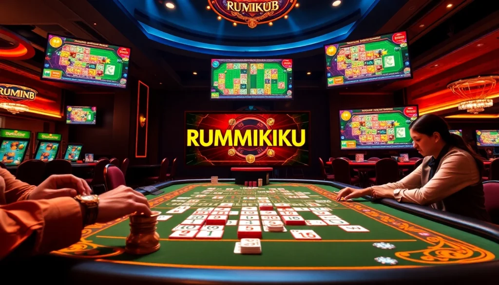 תחווה את ההתרגשות האסטרטגית של רמיקוב אונליין עם חזות מרהיבה של מהלך המשחק ואווירת הקזינו.