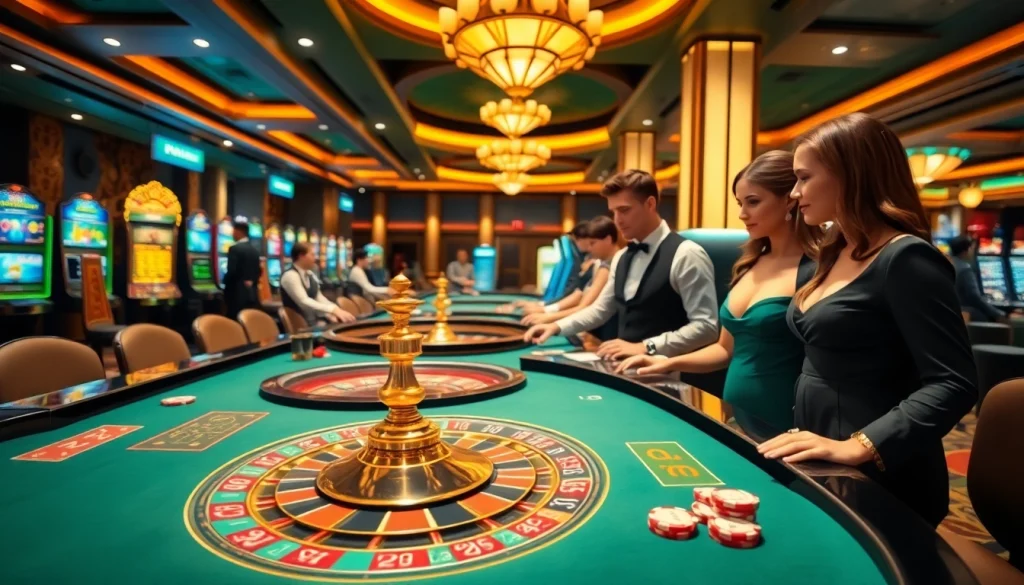 에볼루션 카지노 환경에서 라이브 딜러가 플레이어와 상호작용하는 모습