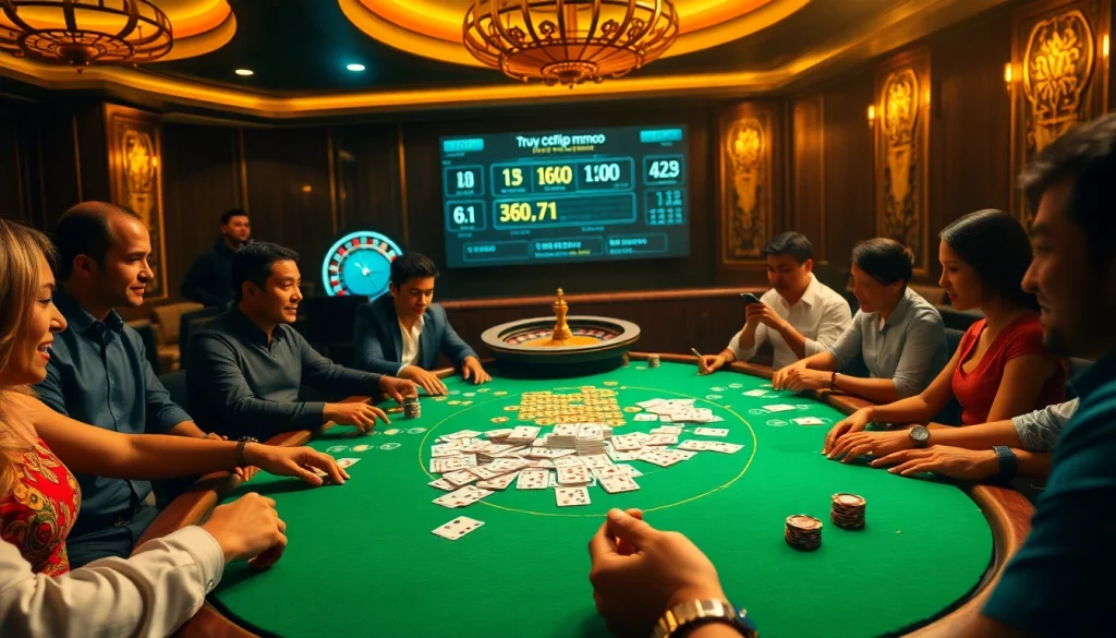 Engage in thrilling gameplay at the poker table while accessing truy cập mmoo for exciting options.